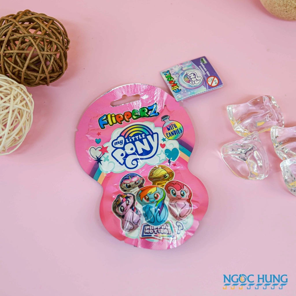 Kẹo búp bê lật đật Pony Flipperz 10g