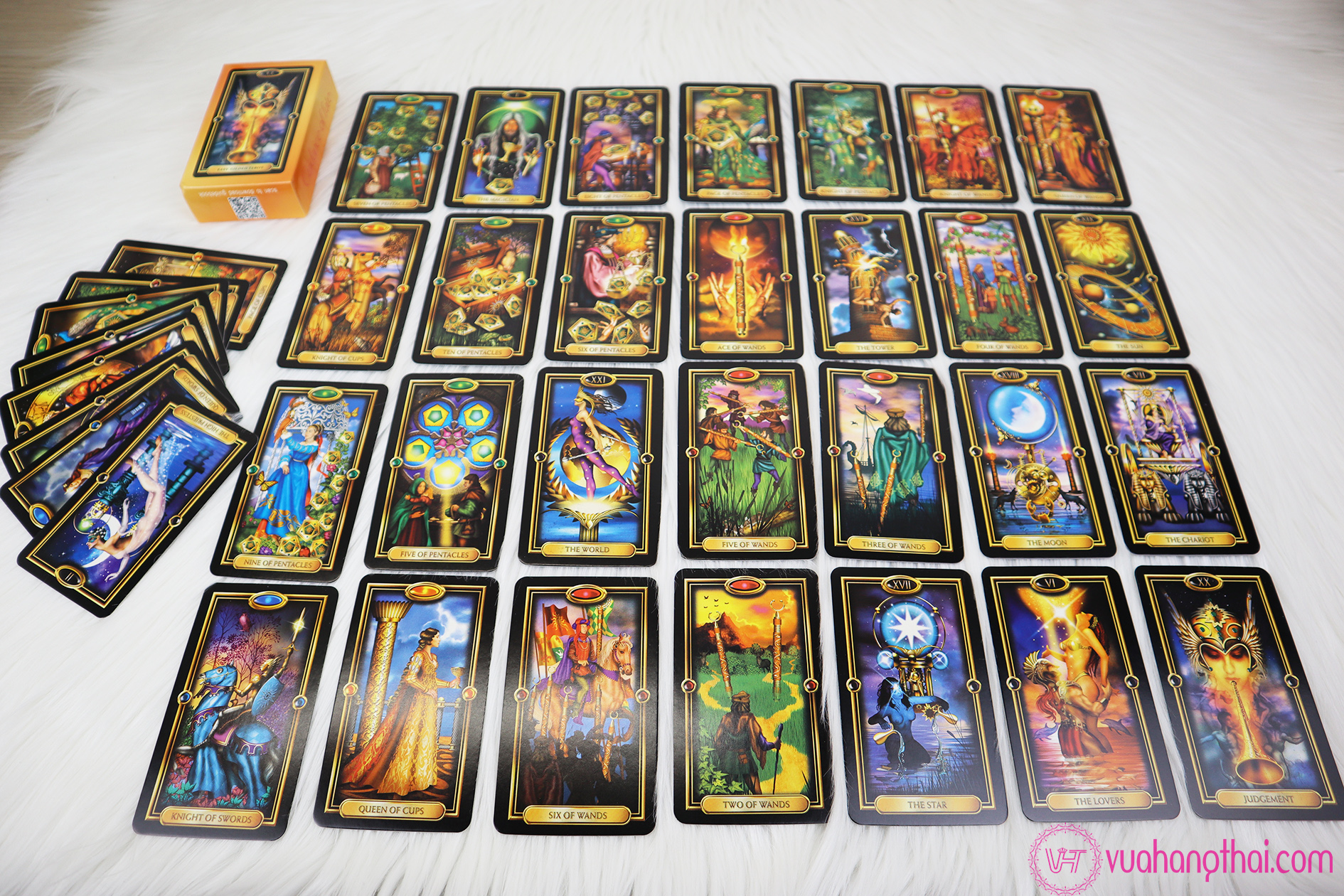 [Hcm]High-Quality Easy Gilded Tarot Divination Card Deck