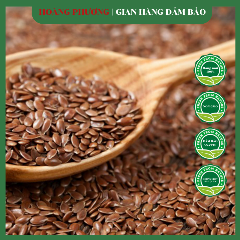 Hạt Lanh Ủ Tóc Canada 500G - Hạt Dinh Dưỡng Hoàng Phương