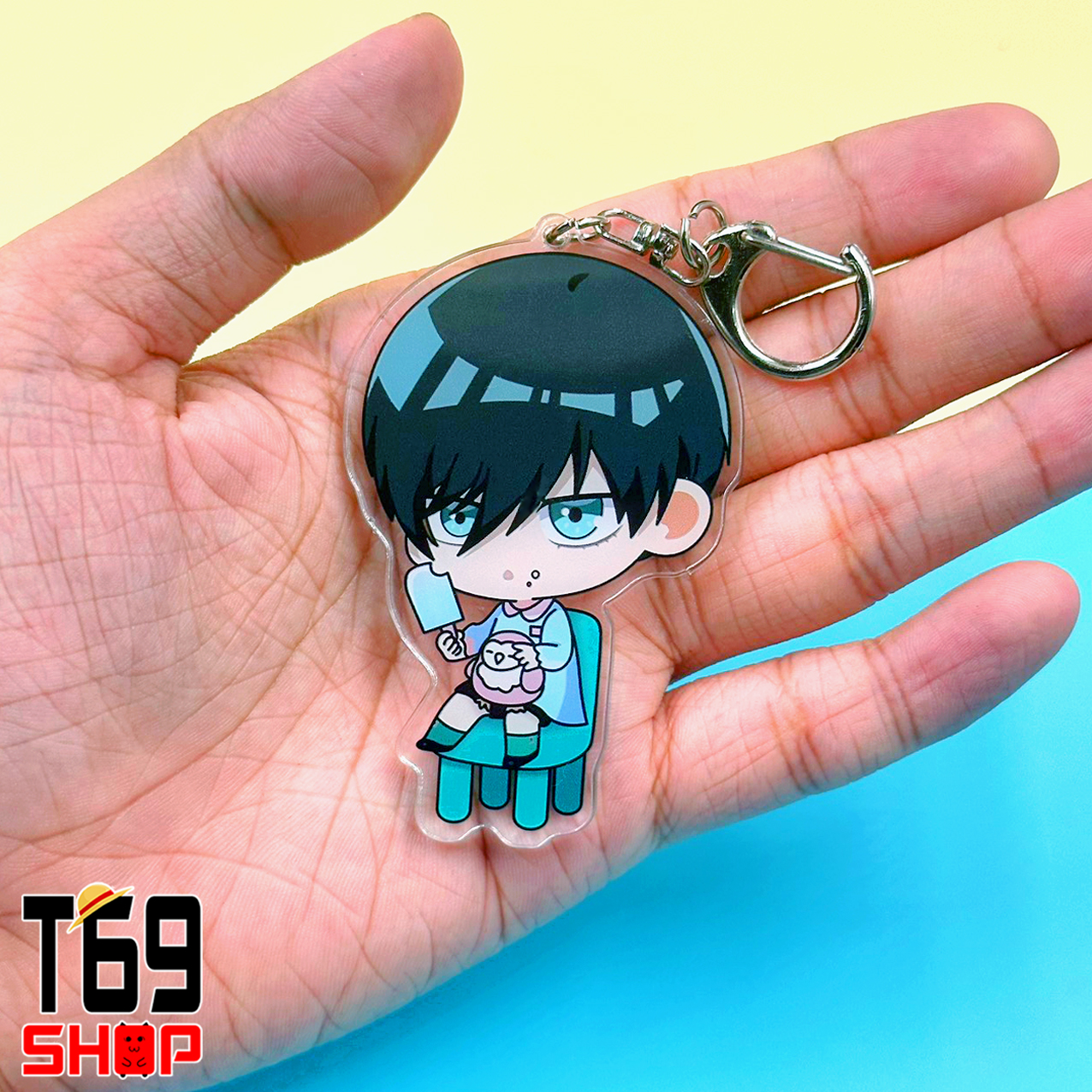 Móc khóa mica anime Blue Lock - Student ver (Loại cao cấp - Hình in ép giữa 2 mặt mica) [T69 Shop]