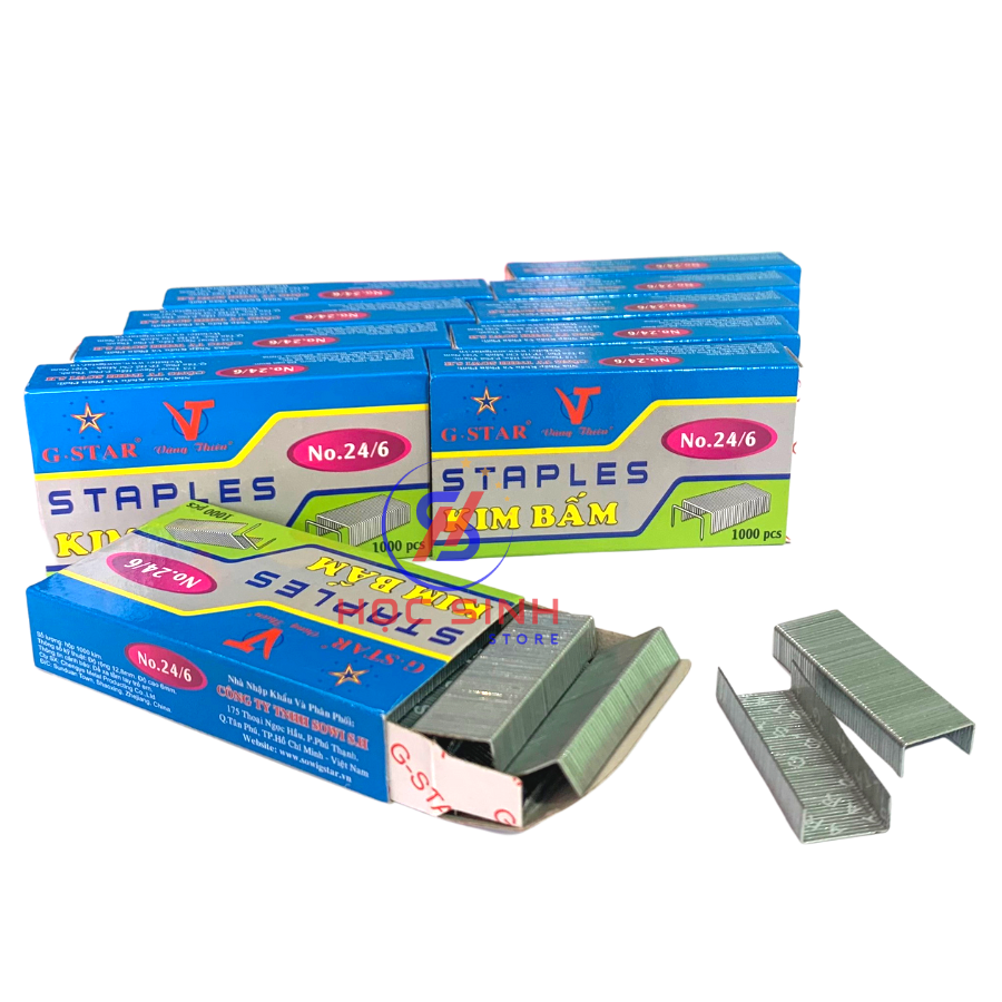 Combo 10 hộp kim bấm số 3 Gstar