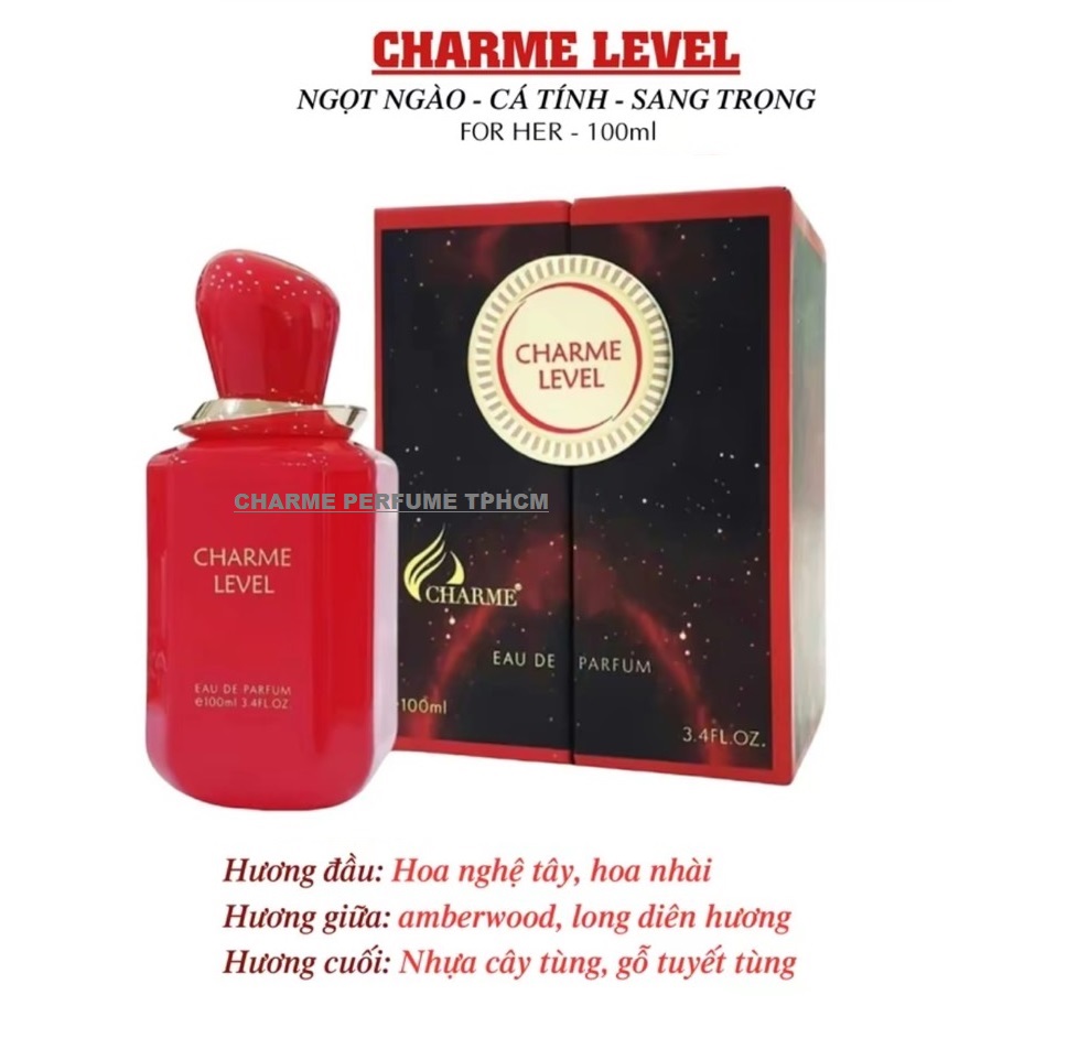 Nước Hoa Nữ Charme Level 100ml ngọt ngào quyến rũ