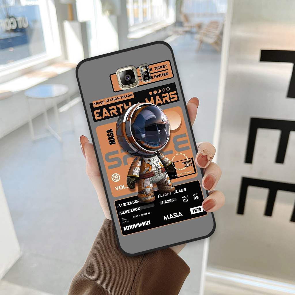 Ốp lưng Samsung Galaxy Note 4 / Note 5 phi hành gia astronaut 3D độc đáo