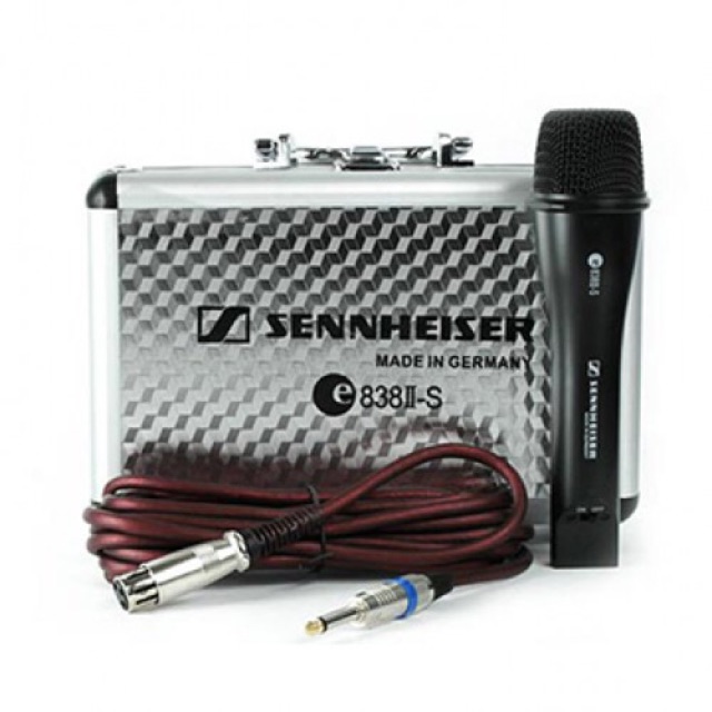 Micro karaoke Sennheiser E838ii dòng mic có dây với độ dài dây 5m - mic dây dẻo độ bền cao