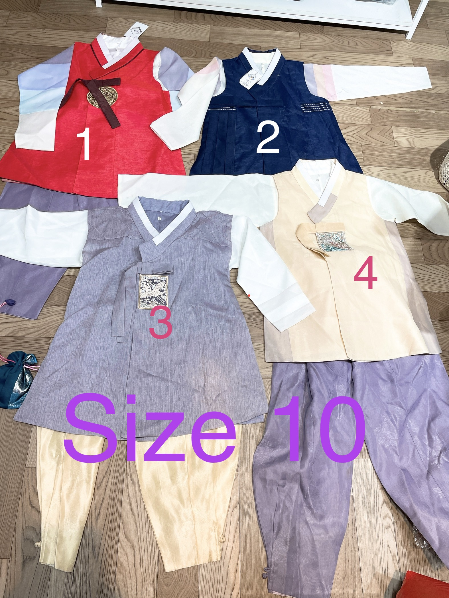 Hanbok bé trai Hàn Quốc xịn - hình thật