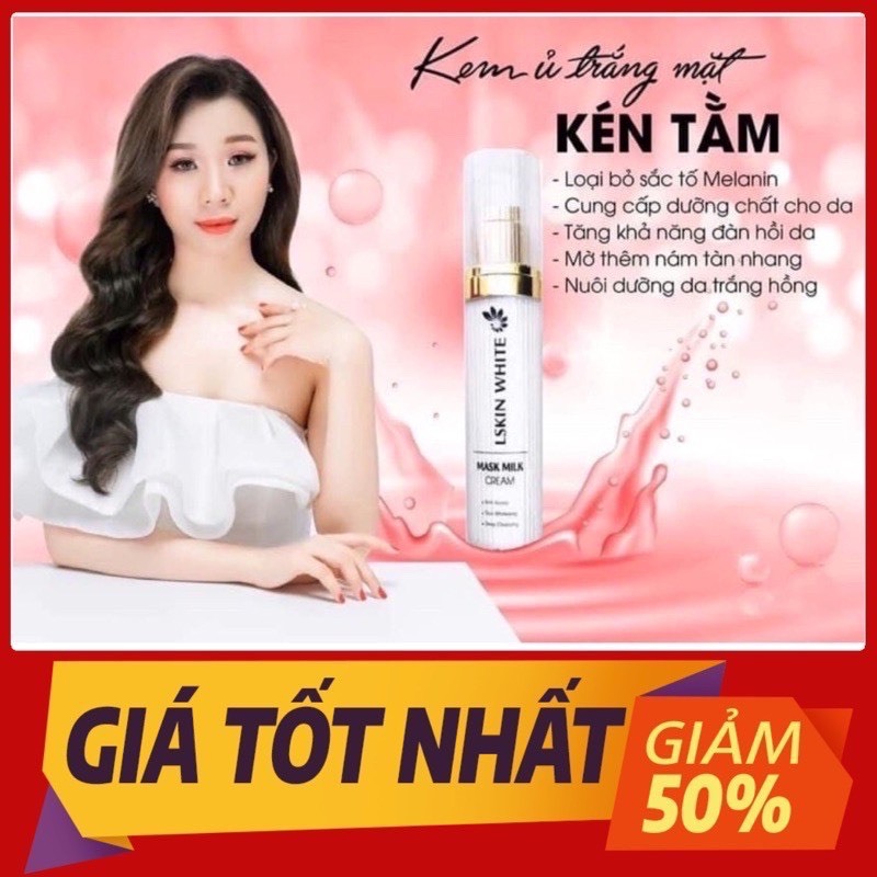 Ử trắng kén tằm(GIÁ HỦY DIỆT)Ử trắng mặt,bật tone ngay từ lần dàu tiên sd.dưỡng da -chống năng giá rẻ