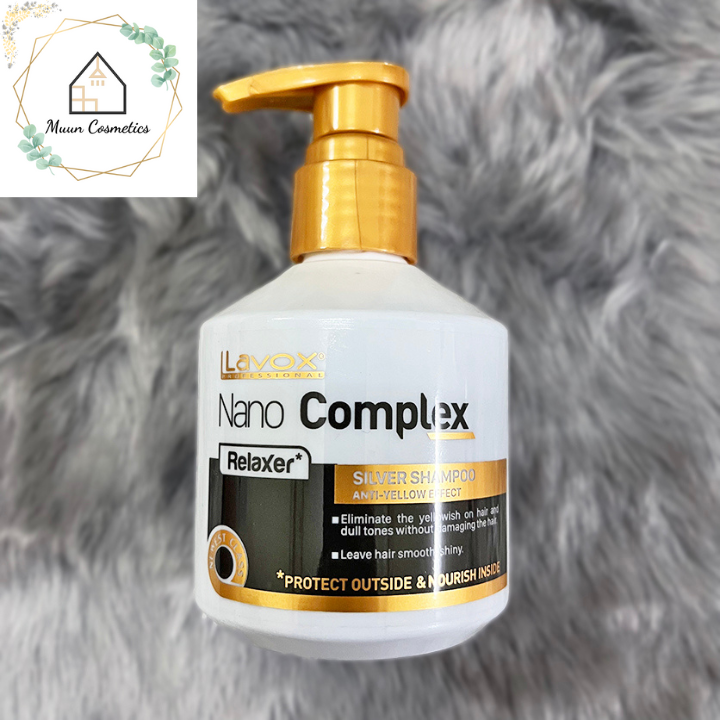 Dầu Gội Tím Khử Vàng Lavox Nano Complex Silver Shampoo 200ml