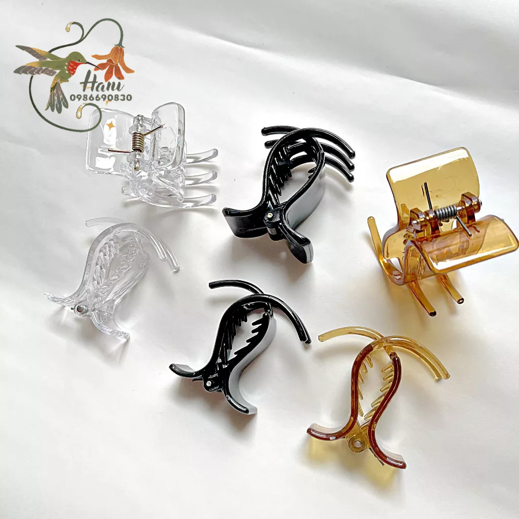 Kẹp Tóc Càng Cua 3 Răng 5 Răng Đơn Giản Dễ Sử Dụng