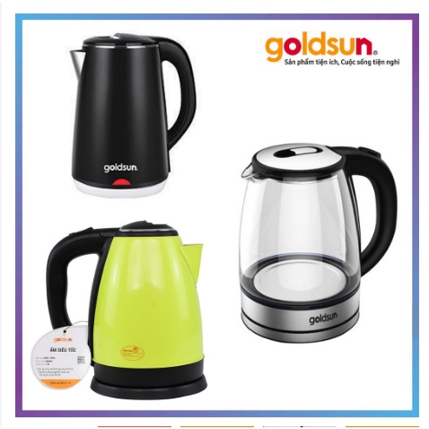 Bình Ấm Đun Siêu Tốc Goldsun Chính Hãng