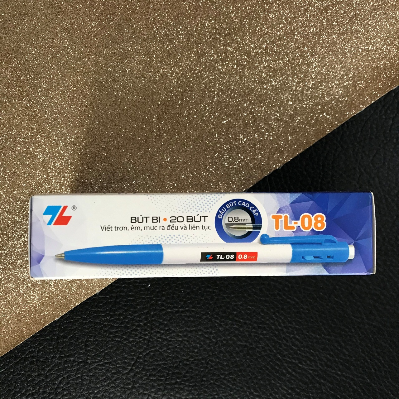 [HCM]Hộp Bút Bi bấm TL-08 [20 bút]