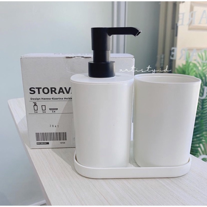 Bộ 3 phụ kiện nhà tắm Storavan IKEA