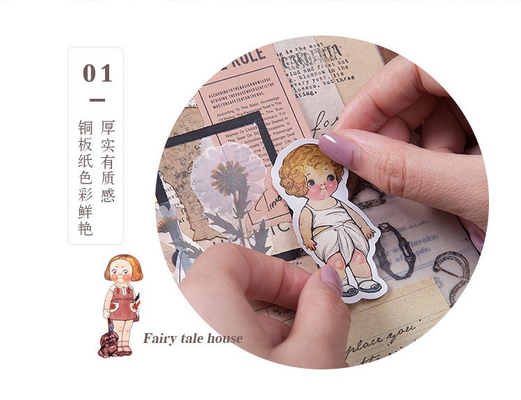 Set 40 sticker fairy tale house (Hàng có sẵn)