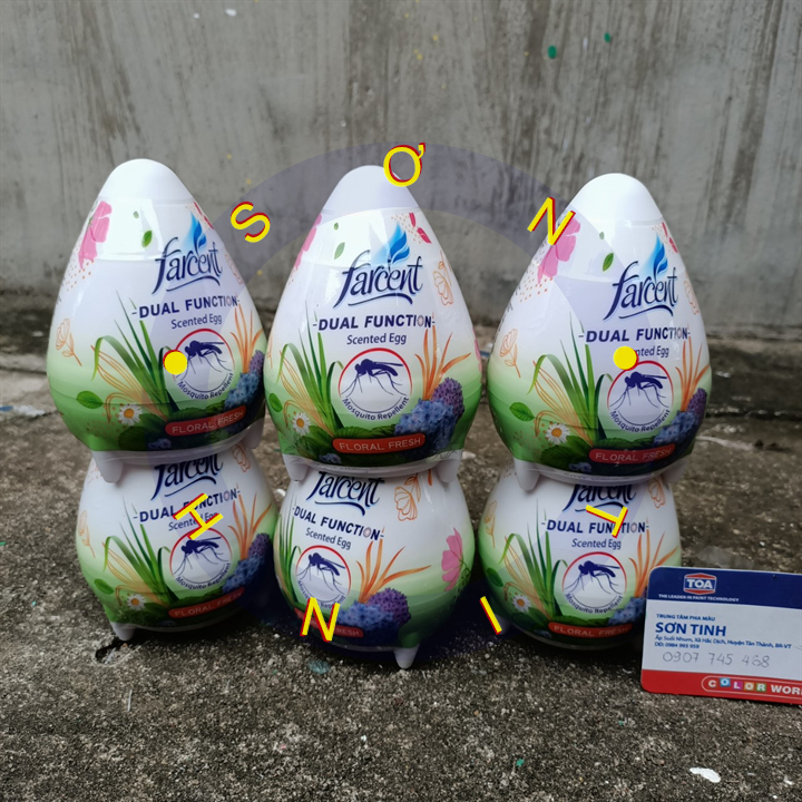 Sáp thơm hình trứng farcent 170g- Hương tươi mát