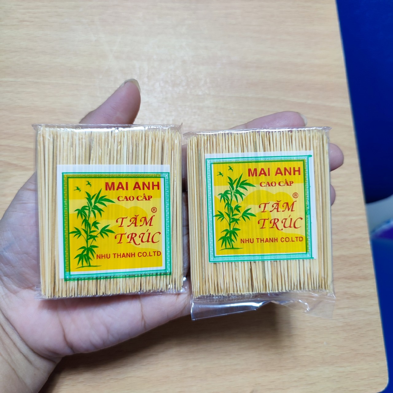Combo 20 gói tăm trúc xỉa răng cao cấp .