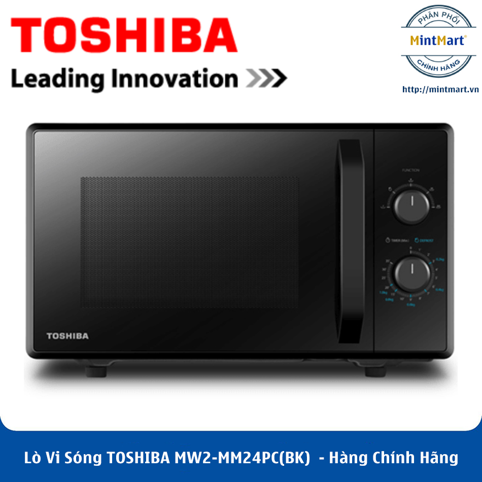 Lò vi sóng toshiba mw2-mm24pc 24 lít - hàng chính hãng