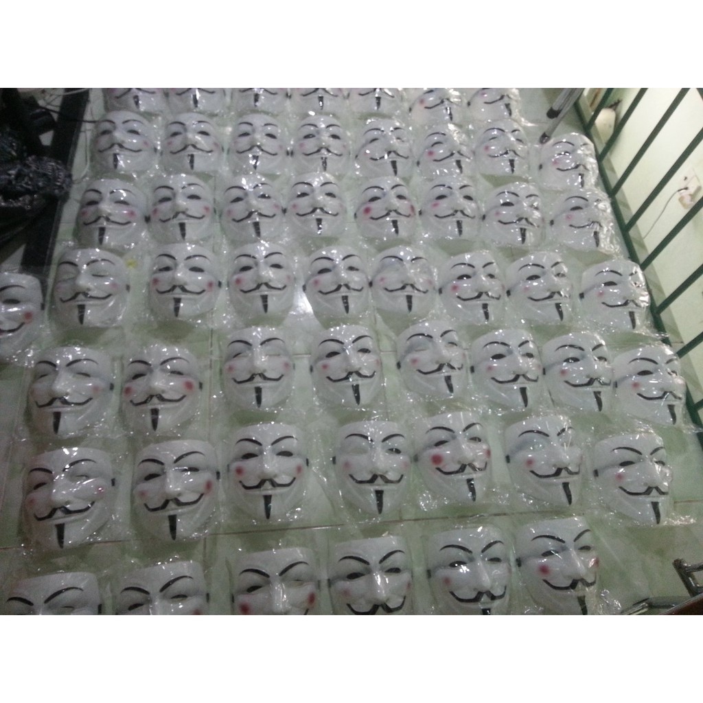 Mặt Nạ Hacker Trắng Vàng Nhạt Vàng Bóng Đen 2021