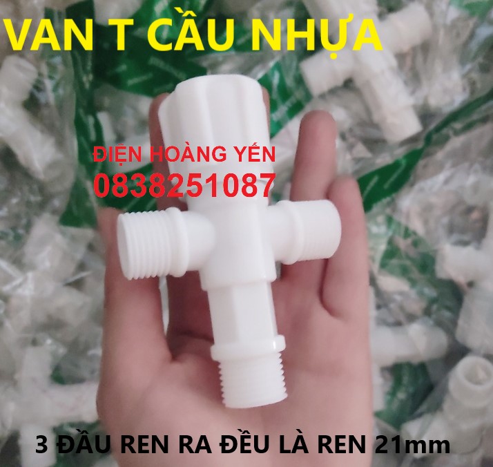 Van có khóa chia 2 nhánh van t chia nước bồn cầu nhựa-van khóa giảm áp lực nước