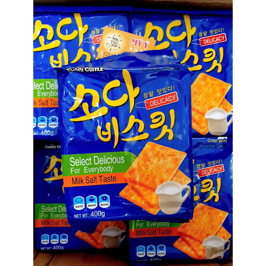 Bánh Quy Măn Ăn Kiêng Soda Crackers 400g