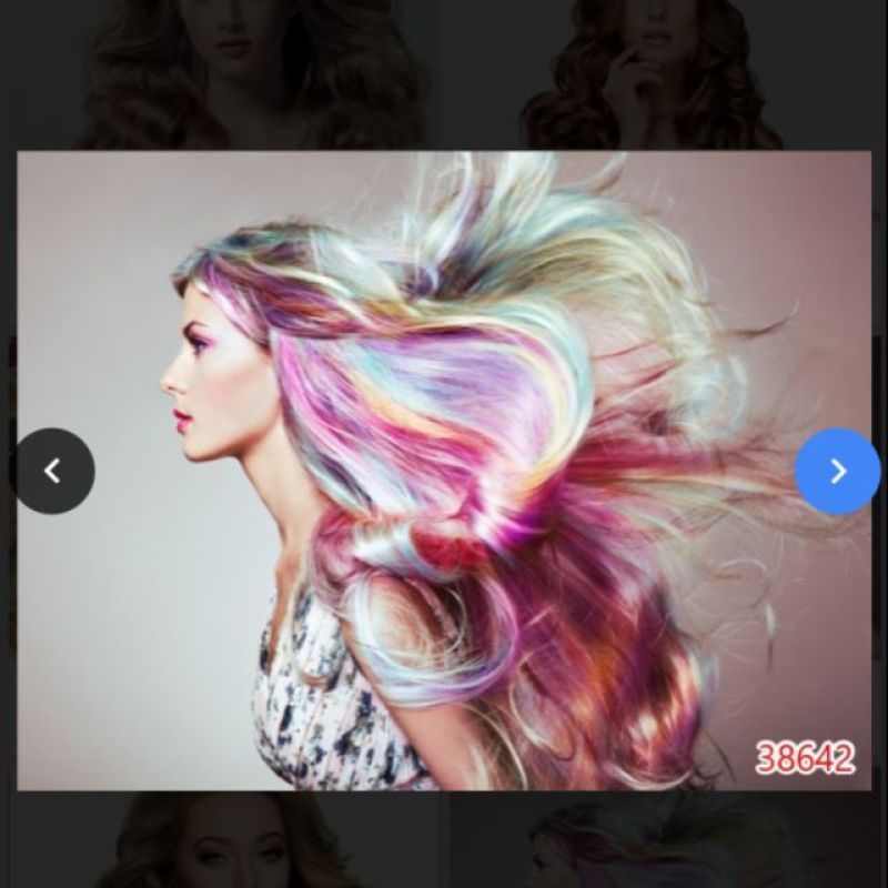 Tranh dán tường 3D trang trí salon tóc