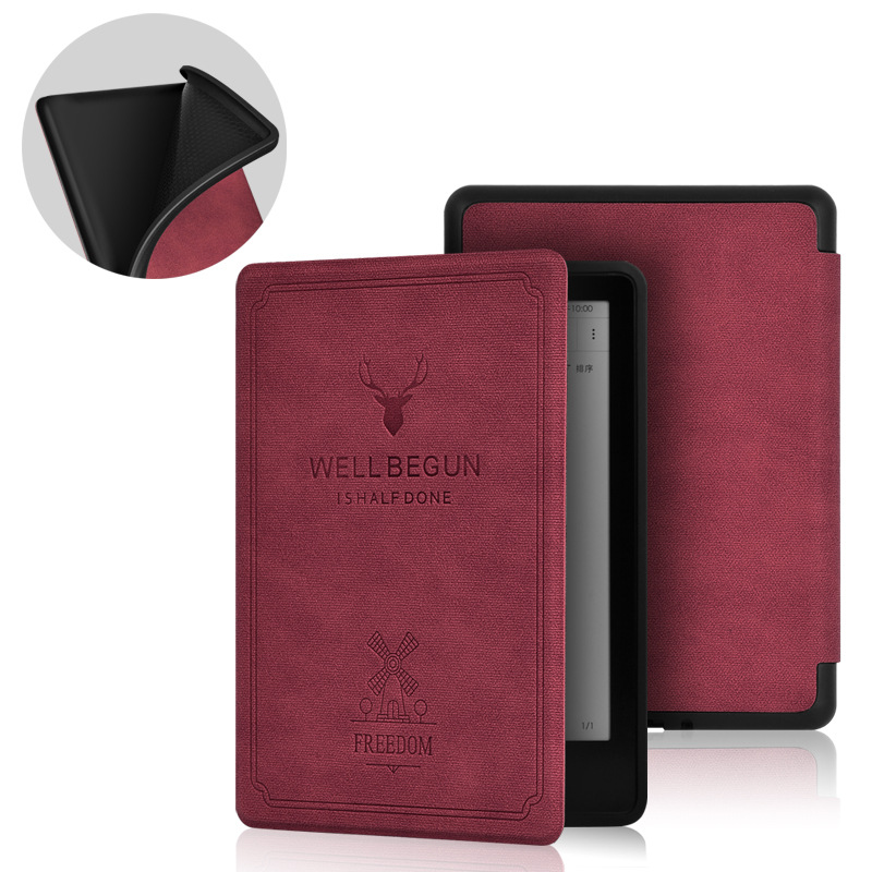 Bao Da Cho Kindle Paperwhite Gen 4 10th 2019 Tuần Lộc Smart Cover Máy Đọc Sách