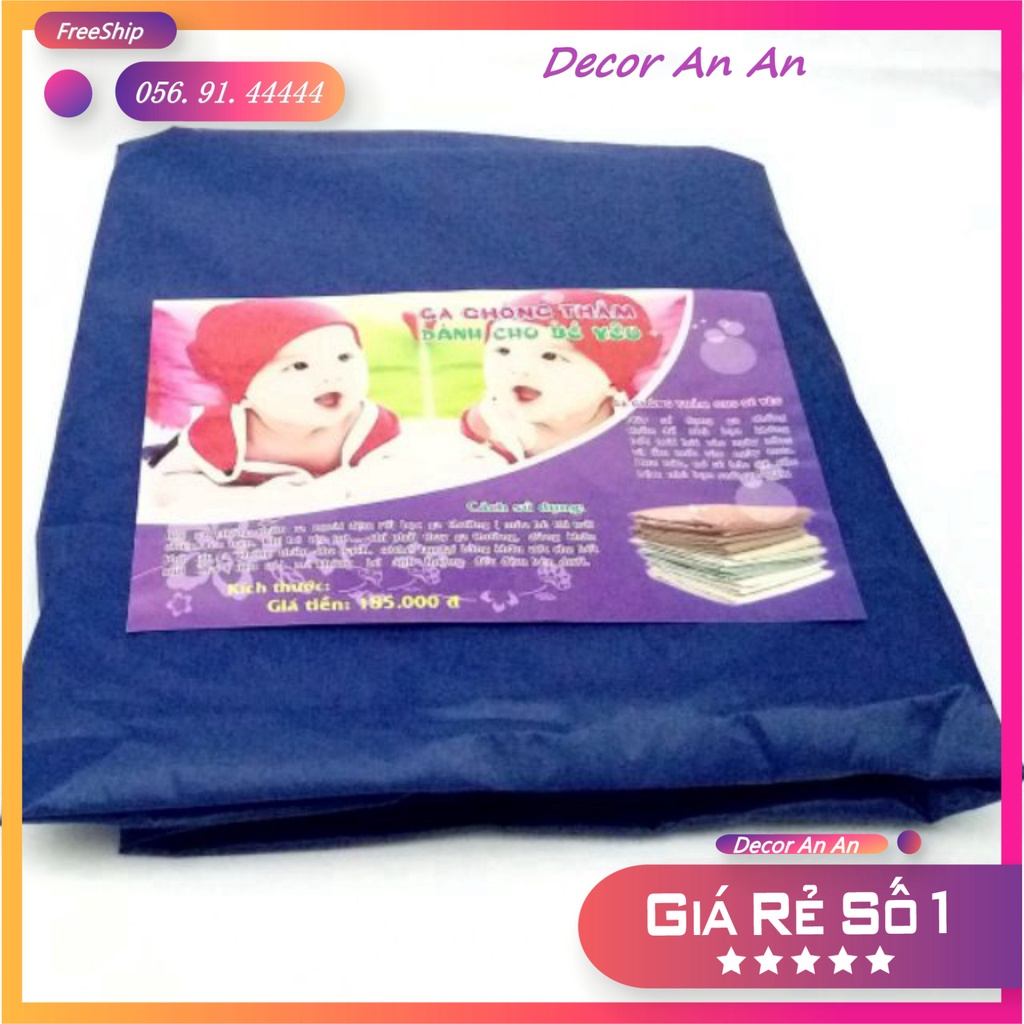 Ga Chống Thấm Giá Rẻ Đủ Size( Giao Màu Ngẫu Nhiên) Ga Trơn.