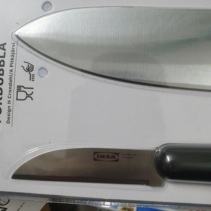 Bộ 2 dao bếp thái gọt Fordubbla IKEA