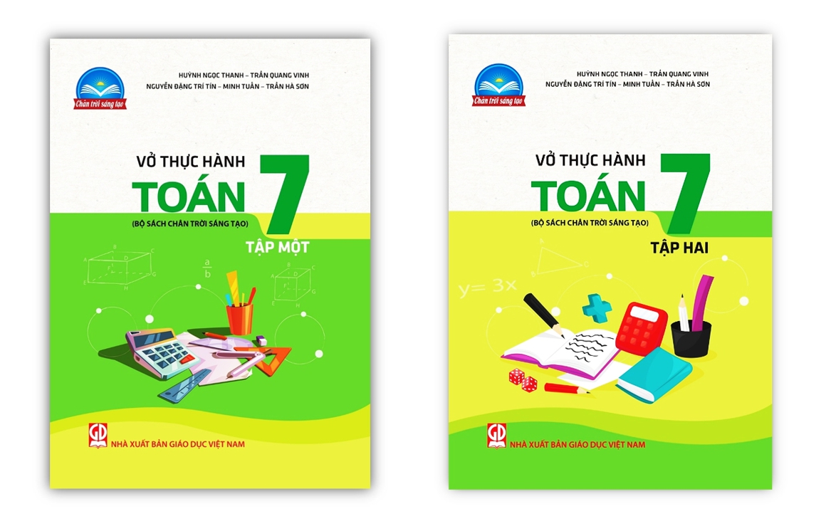 Sách - combo vở thực hành toán 7 - tập 1 + tập 2