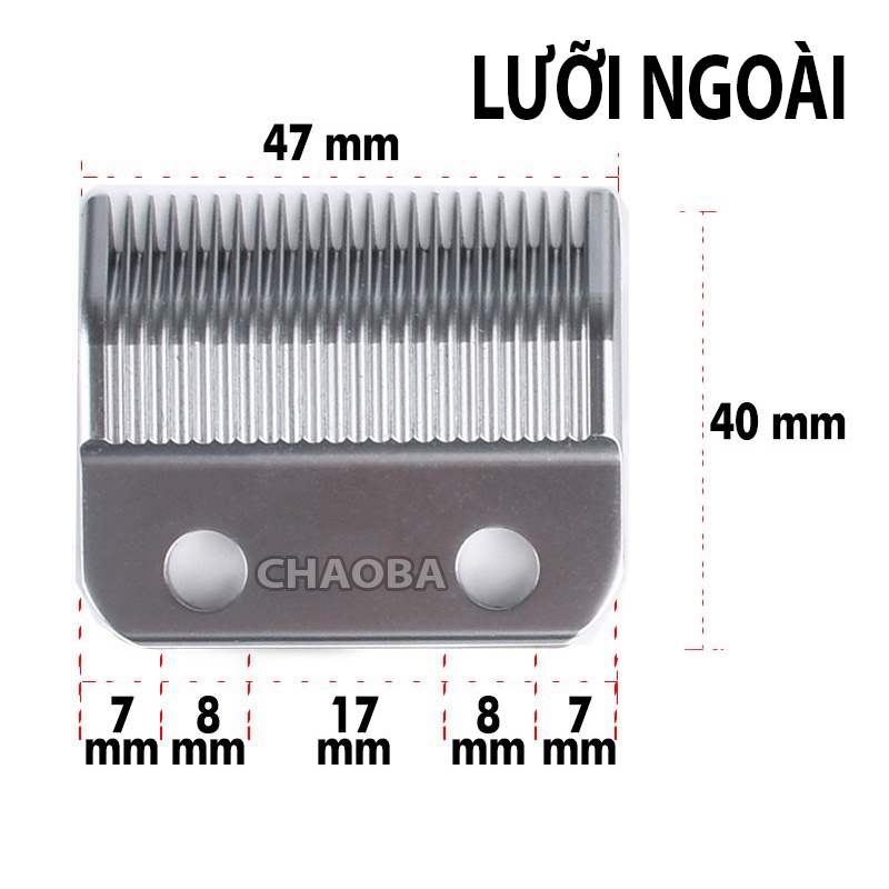 Tông đơ cắt tóc chaoba 808 có dây động cơ khỏe