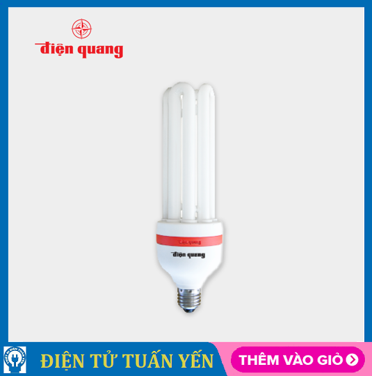 Đèn compact Điện Quang 4U công suất 50W đuôi E27 ánh sáng trắng - Hàng chính hãng