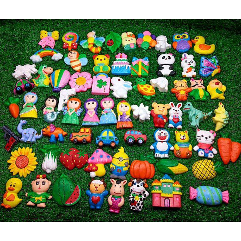 Bộ 20 tượng 5cm Không Màu Cọ