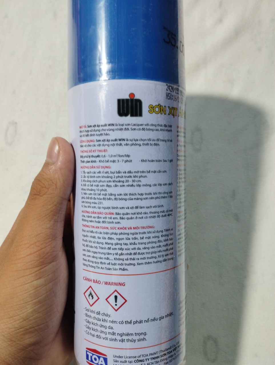 SƠN XỊT XANH MÃ (242)