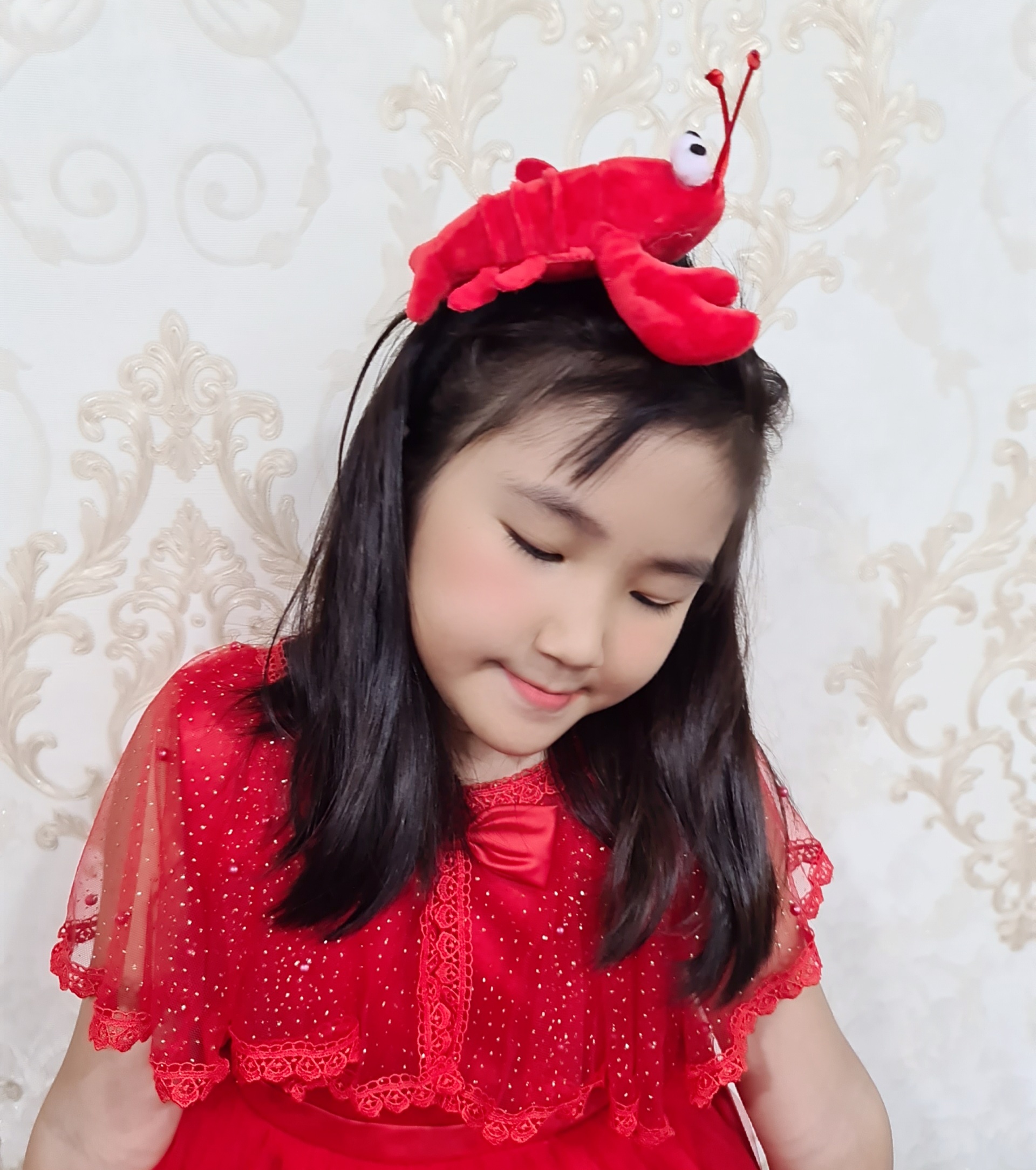 Cài Tóc Hình Tôm Cua Siêu Cute