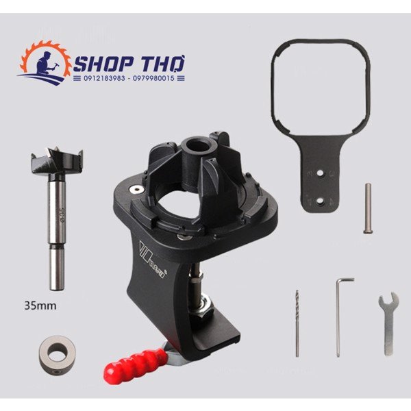 Bộ cữ khoan bản lề bật Wnew 02