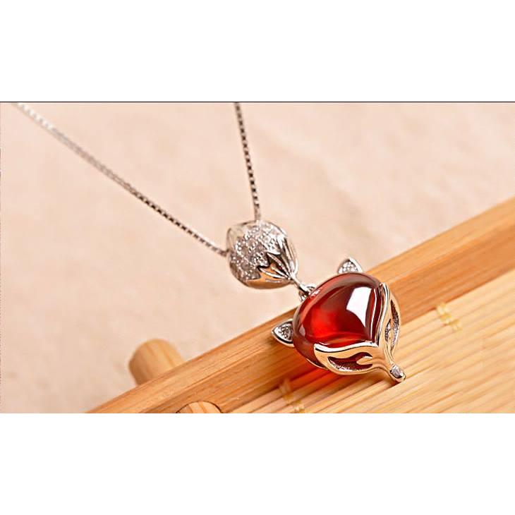 Dây bạc chuyền hồ ly Cửu Vỹ Thiên Hồ