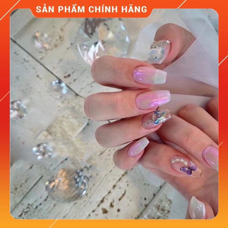 [HCM]STICKER BƯỚM LAZZER DÁN MÓNG SIÊU XINH