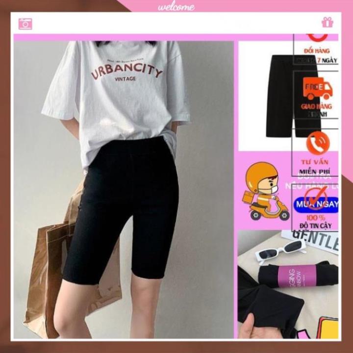 Quần legging đùi cuộn tím siêu Hot