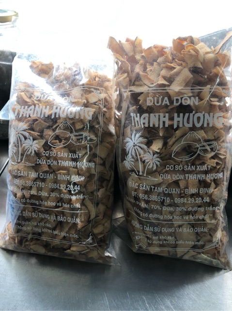 100g Cơm dừa Bến Tre sấy giòn