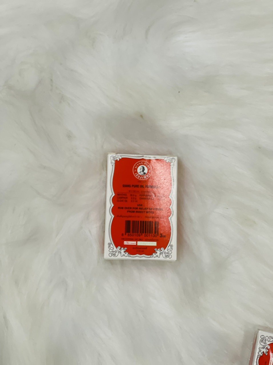 Dầu gió Đỏ Thái Lan SIANG PURE OIL 3cc (chai nhỏ - Loại II)