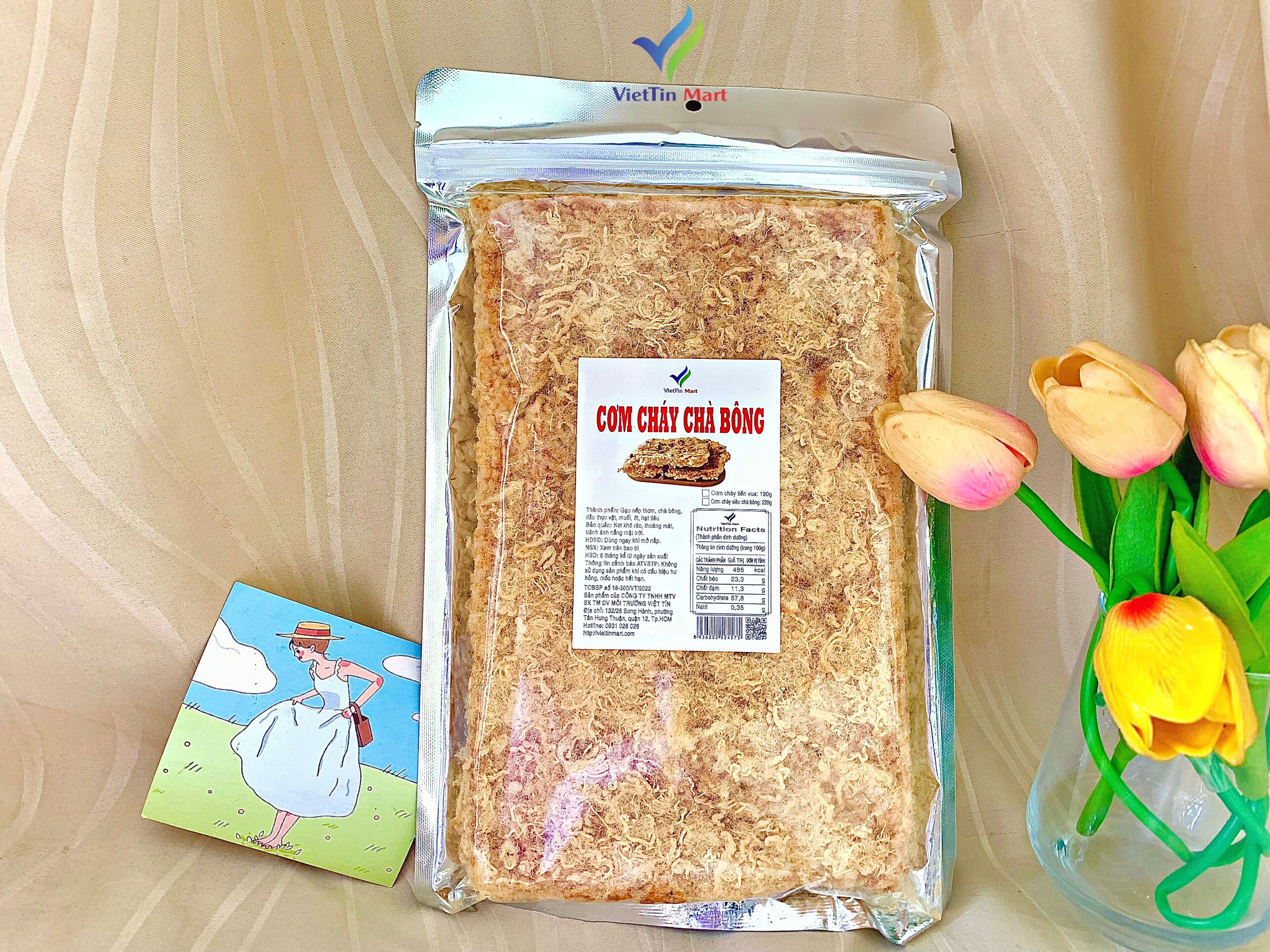 Cơm cháy tiến vua siêu chà bông viettin mart 190g