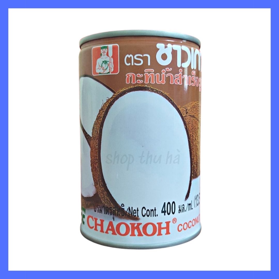 Nước cốt dừa lon/nước cốt dừa chaokoh 400ml