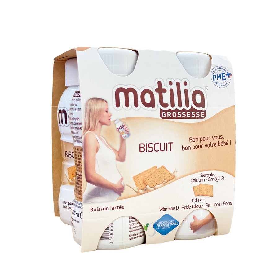 Sữa Matilia Pháp cho mẹ bầu (4hộpx200ml)
