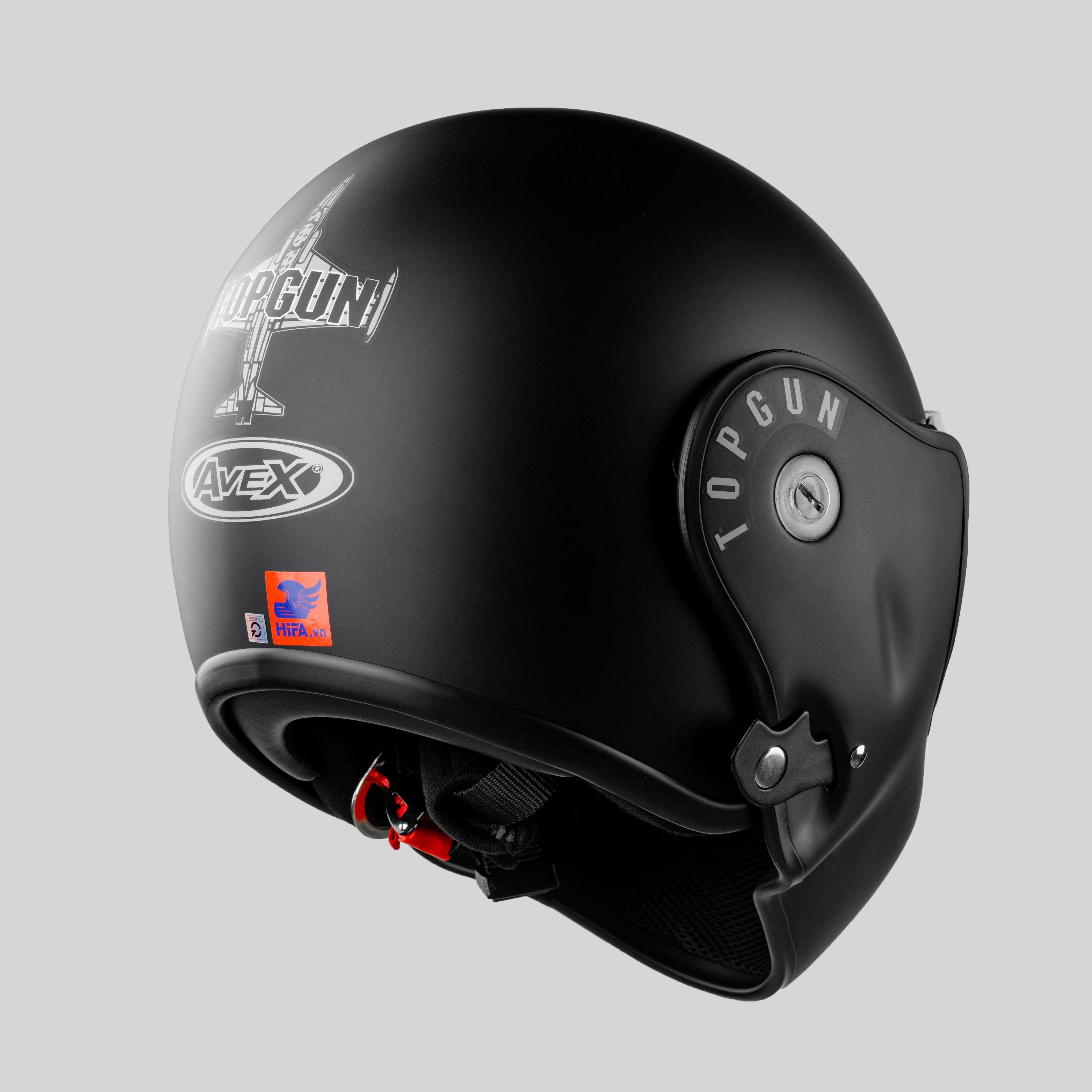 Mũ Bảo Hiểm Fullface Lật Hàm Avex Topgun