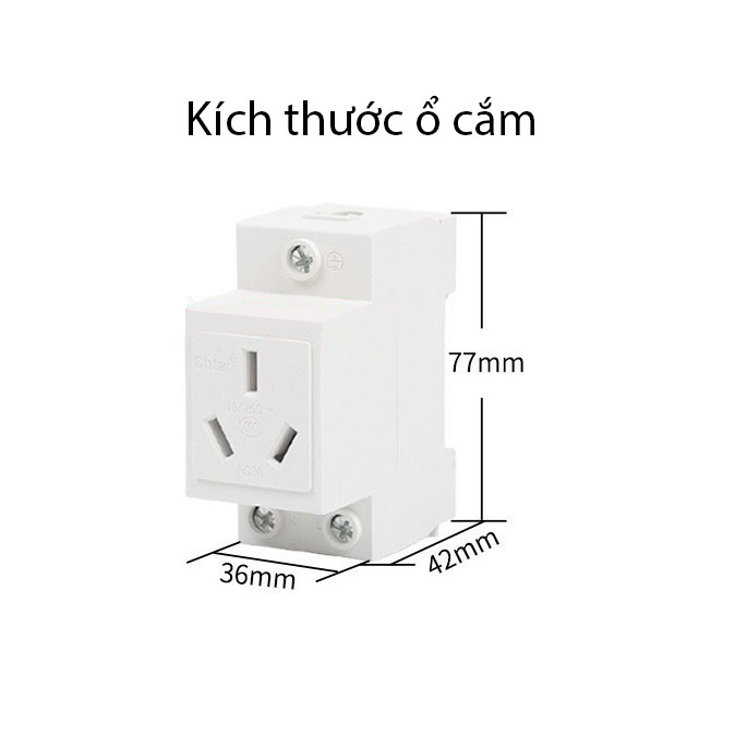 Ổ cắm thanh ray tủ điện AC30S