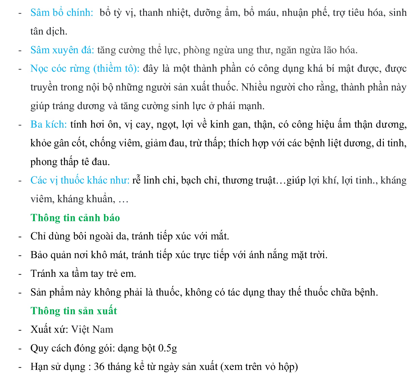 Thảo dược SÌN BỘT Ê ĐÊ cao cấp (0.5g) nam - hàng chính hãng ( xịt sú xìn sình xú )