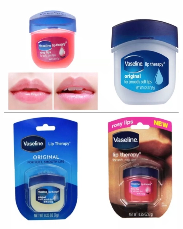 COMBO 3 HỦ Sáp Dưỡng Môi Vaseline ( 2 HỒNG-1 TRẮNG) giá rẻ