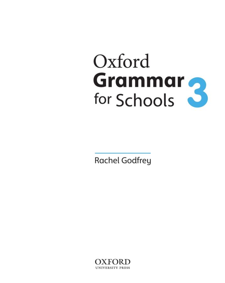 Oxford Grammar for Schools
