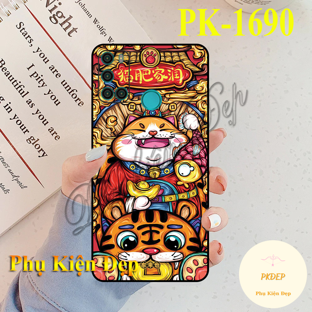 [HCM]Ốp lưng Vsmart Joy 4 - Ốp dẻo đen in hình 12 con giáp siêu chất