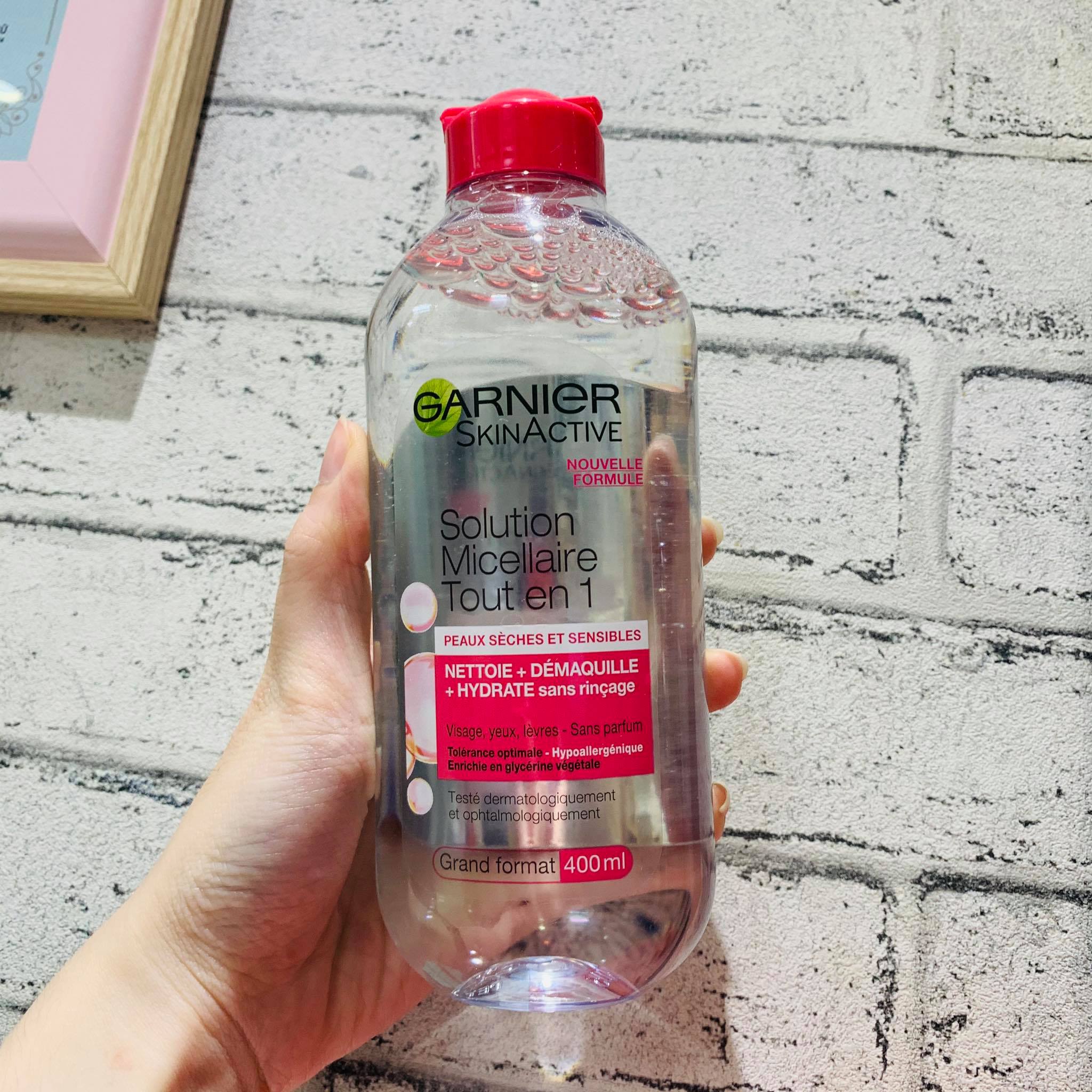 TẨY TRANG GARNIER NẮP ĐỎ 400ml