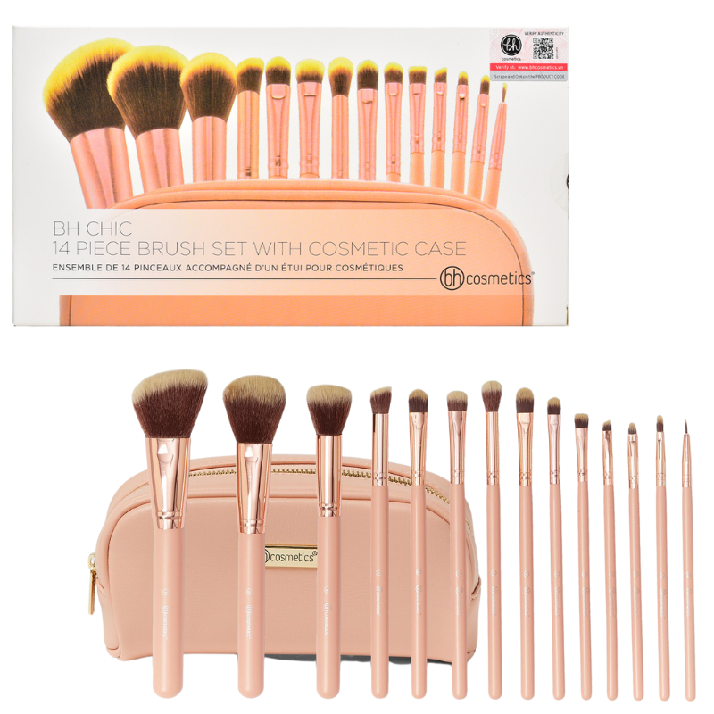[HCM]Bộ Cọ BH Chic 14 Piece Brush Set With Bag