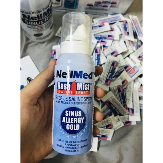 Dung Dịch Xịt Mũi Neilmed Nasa Mist 75ml (Hàng Tách Set)